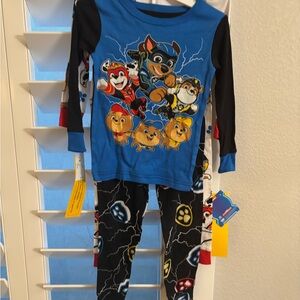 NWT 2 pairs of PawPatrol pajamas